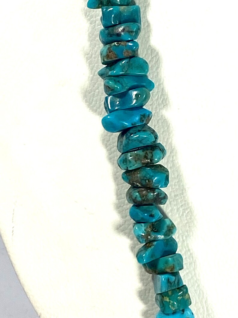 Navajo Deep Blue Turquoise 26 c.1970 image 4