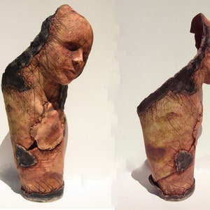 Emergence”, ceramic sculptural vessel by Joe Kimpton