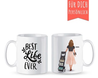 Personalized mug, Pioneer School - the best life ever - text variable, Pioneer Service School, JW gift, Trolley Service