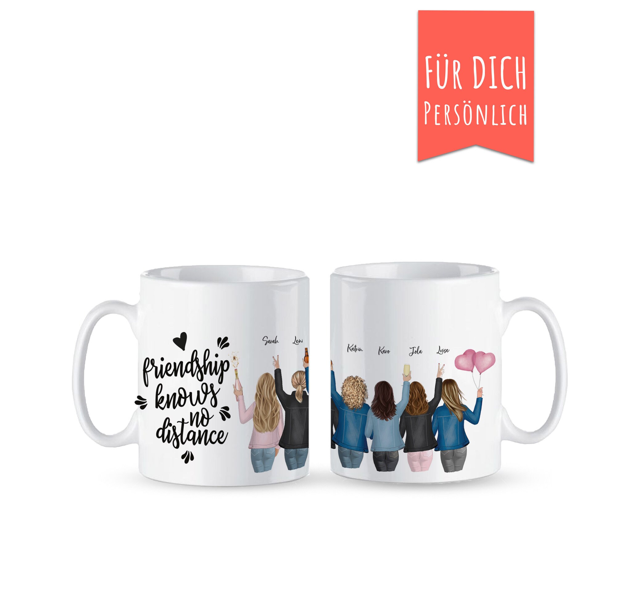 6 Best Girlfriends Cup Personalized With Hairstyles Life is Etsy