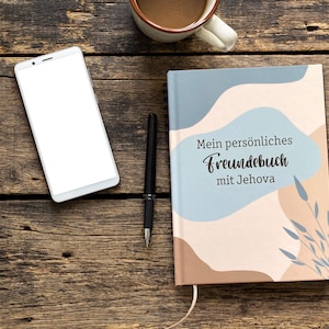Notebook "My Personal Book of Friendship with Jehovah" Baptismal Gift, Pioneer Gift