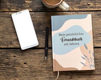 Notebook "my personal book of friends with Jehovah" baptism gift, pioneer gift