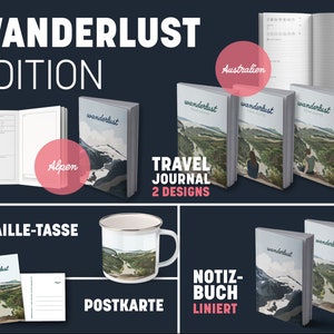 Reisetagebuch Wanderlust A5 100 Seiten Zum Eintragen Bild 10