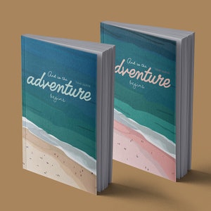 Travel diary | Pink Beach | sand beach | A5 | 100 pages | To enter