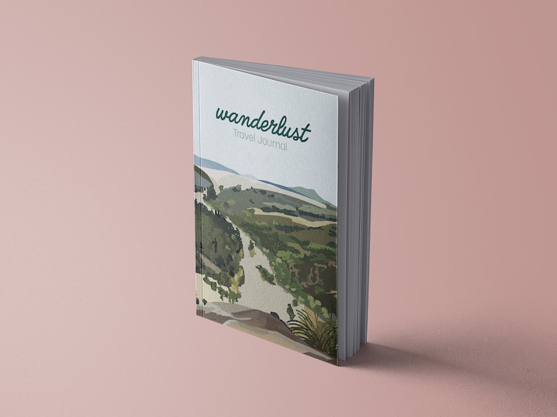 Reisetagebuch Wanderlust A5 100 Seiten Zum Eintragen Mint