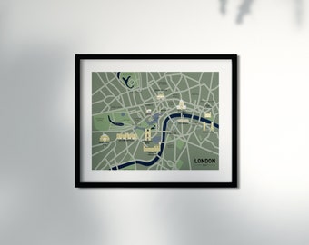 City Map London | DOWNLOAD Posters | A3
