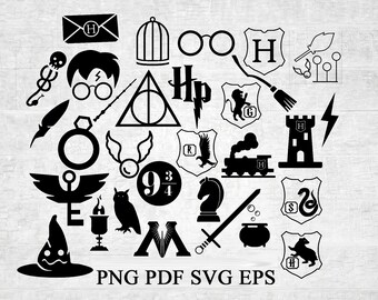 Download Harry Potter Symbols Etsy