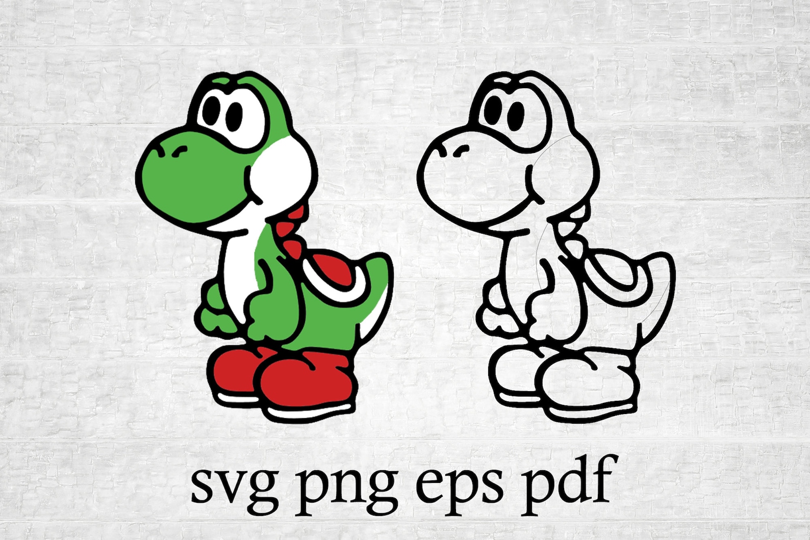 Yoshi Super Mario svg Yoshi cut fileSuper Mario png | Etsy