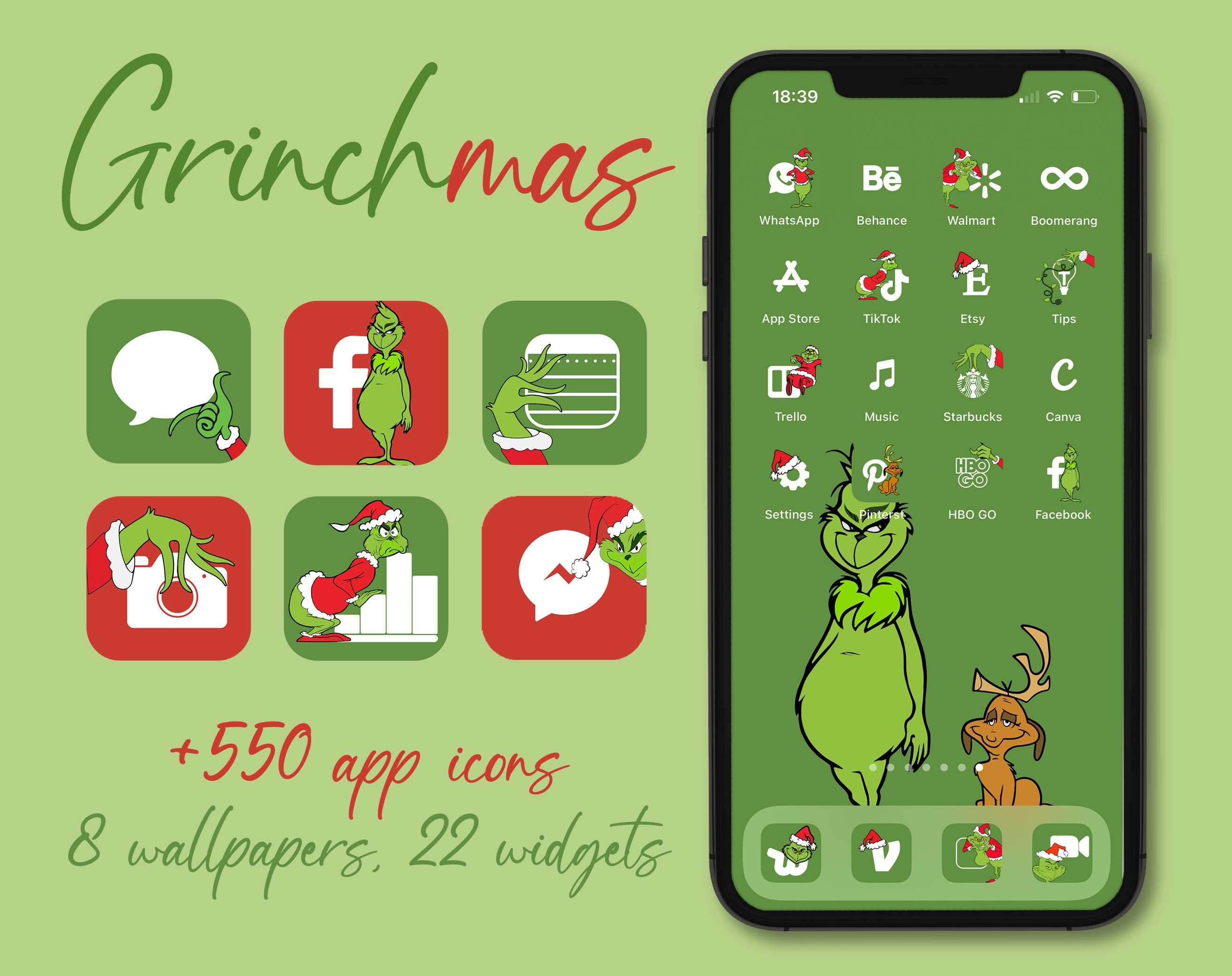 Grinch aesthetic HD phone wallpaper  Pxfuel