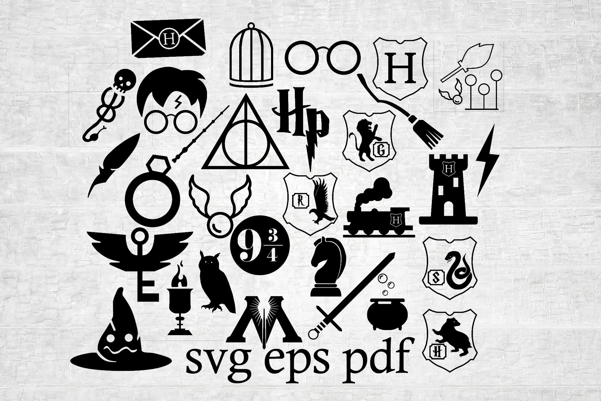 Harry Potter SVG Free Cricut Cut Files
