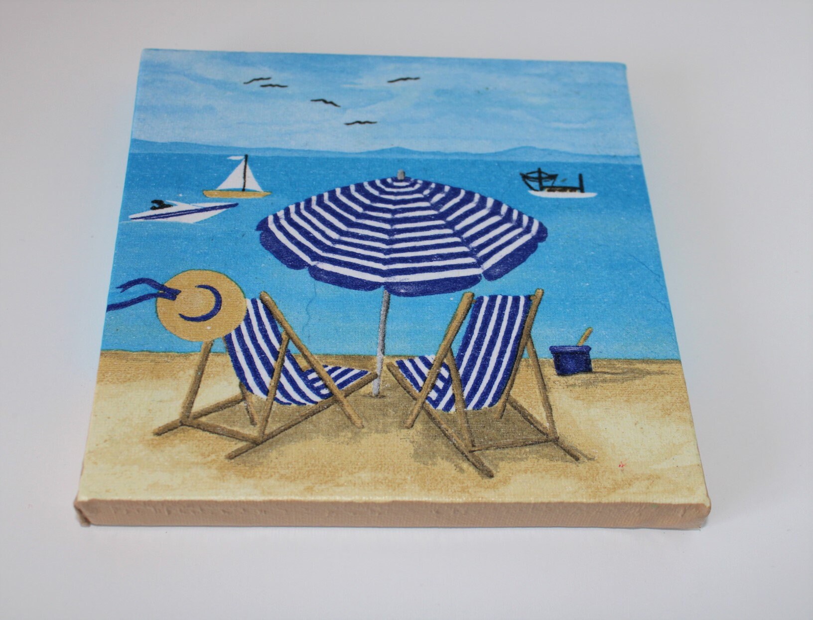 Seaside Beach Wall Art Mini Canvas Print South African Art Etsy