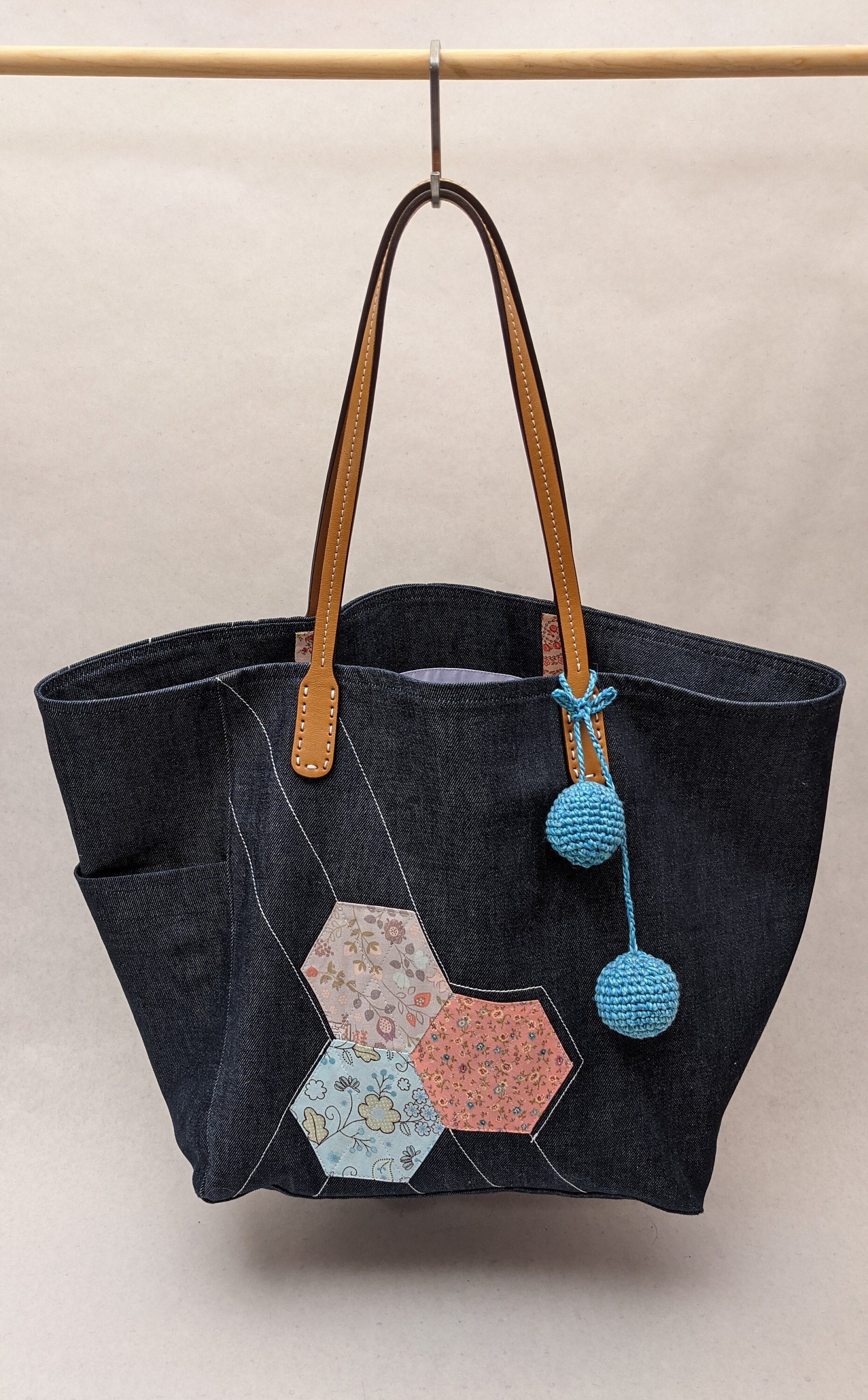 Denim Tote Bag Stitch & Patch II Etsy Ireland