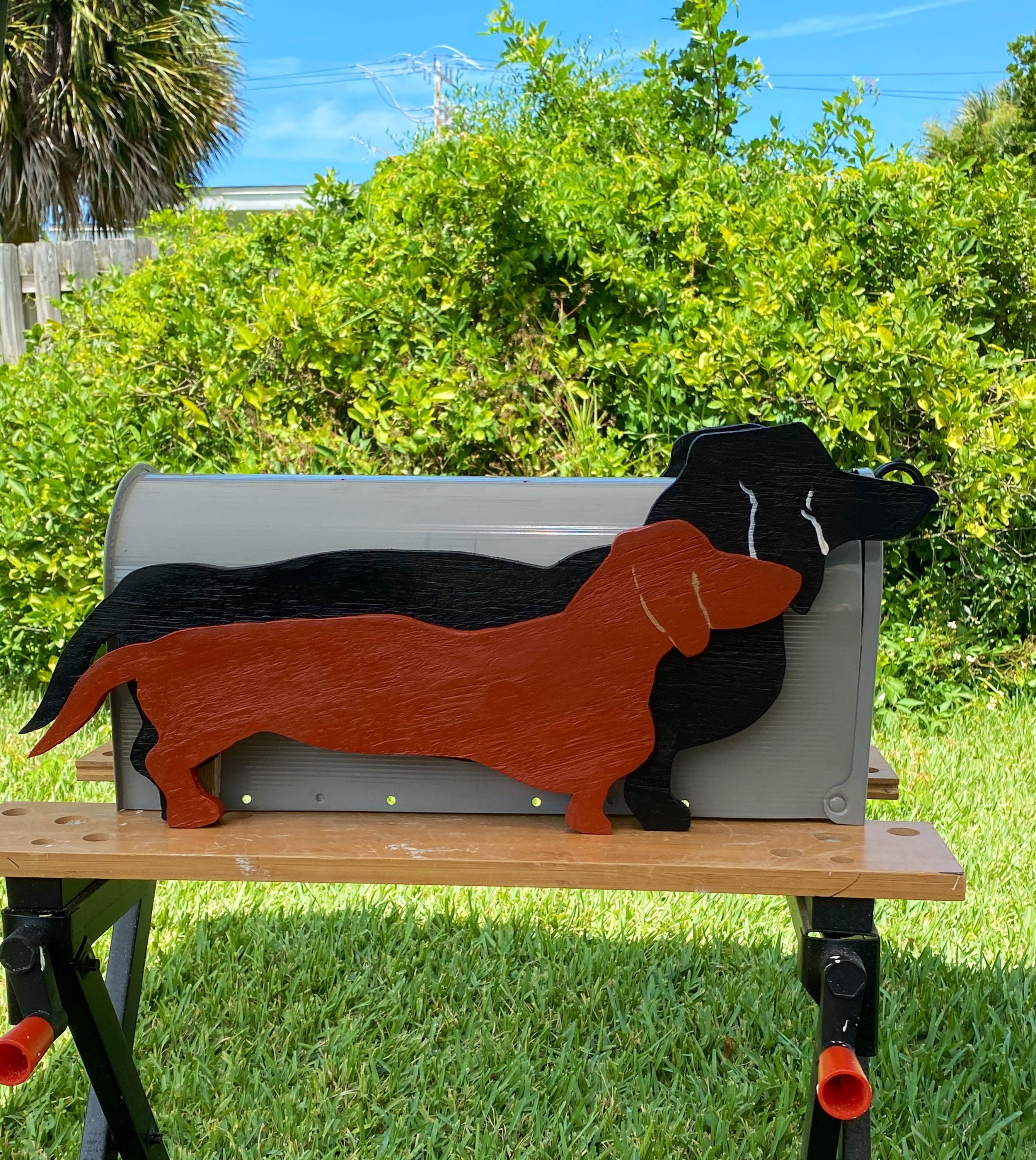 Custom Handmade Dachshund Mailbox Etsy
