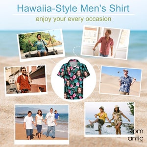 Custom Hawaiian Shirt With Face,Custom Face Hawaiian Shirt For Man Woman,Custom Unisex shirt,Hawaiian Style,Family Travel,Summer Party Shirt image 9