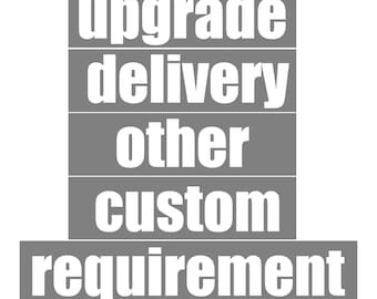 Custom upgrade shipping-custom other product