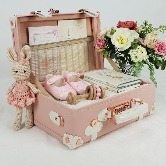 Petite valise Bébé rose en kit