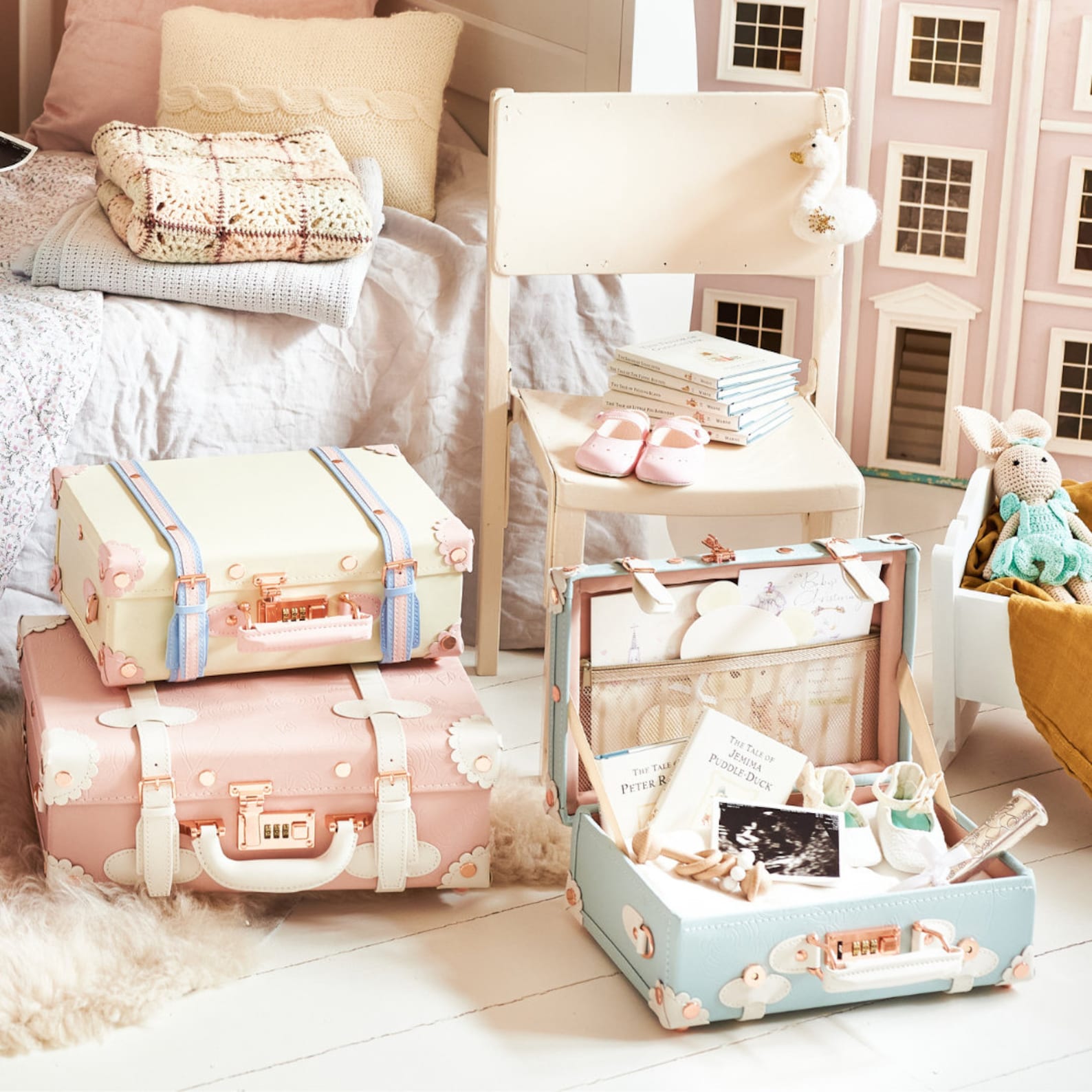 Keepsake Suitcase, Small Suitcase, Memory Case, Baby Memory Storage