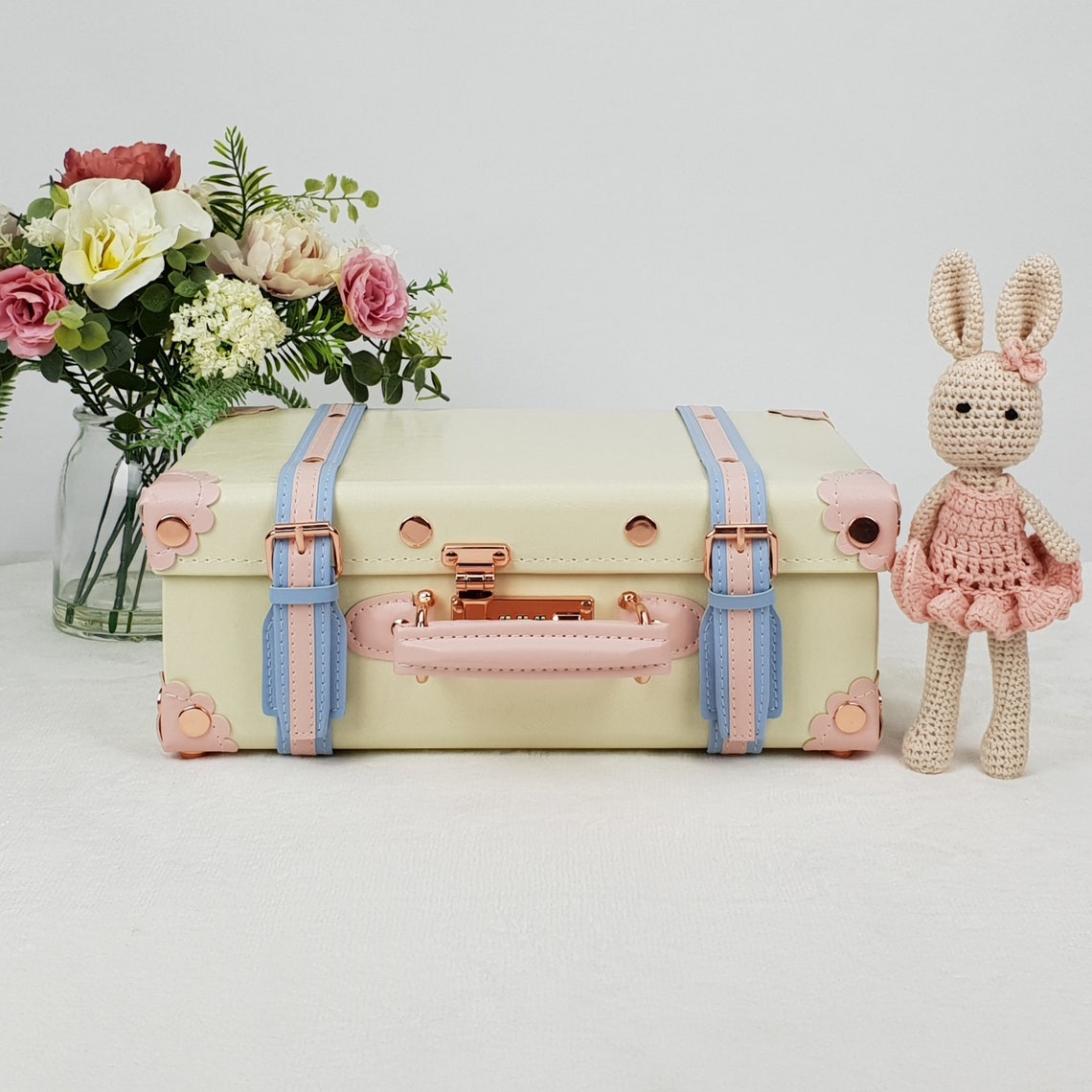 Beautiful Traditional Keepsake Memory Suitcase Baby Suitcase Etsy