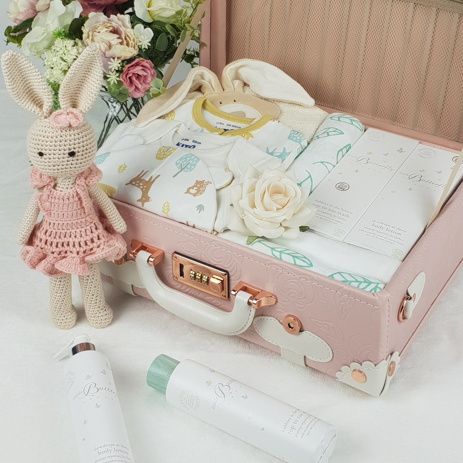 Luxury Organic Baby Girl Gift Hamper New Baby Gift Hamper Etsy UK