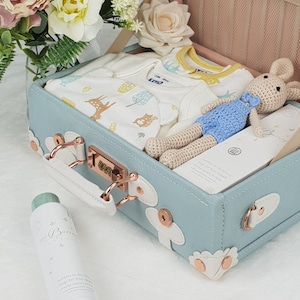 Little Luxury Organic Baby Boy Gift Hamper, New Baby Gift Hamper, Baby Shower Gift, Baby Boy Gift, Organic Baby Boy Gift, Baby Keepsake Case