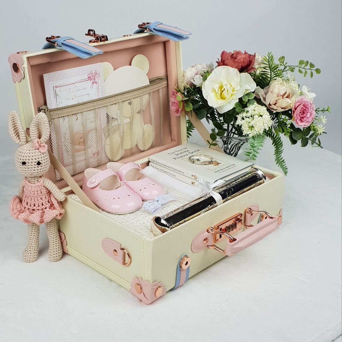 Beautiful Traditional Keepsake Memory Suitcase Baby Suitcase Etsy