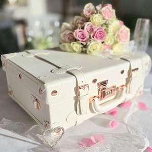 Wedding Keepsake Memory Case, Memory Case, Souvenir Storage Case, Keepsake Box, Vintage Wedding Suitcase, Civil Ceremony Memory Trunk
