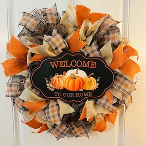 Fall Welcome Wreath