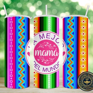 Dia de las madres, mama tumbler, mothers day tumbler wrap, Template, Sublimation Designs Downloads, Skinny Tumbler, PNG, 20oz Design