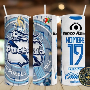 Puebla tumbler cup, Puebla digitaal ontwerp, PNG, sublimatie, 12oz straight sided, digitaal bestand, tumbler, sublimatie