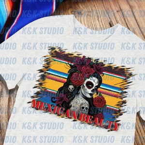 Catrina-sublimation design download - PNG mockup included