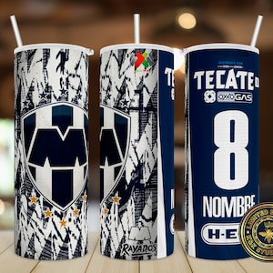 Monterrey tumbler cup, Monterry digital design, PNG, sublimation, 20oz Straight Sided, Digital File, Tumbler, Sublimation