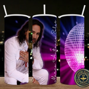 Los bukis tuimelaar, Latin zanger, tuimelaar Template Sublimation Designs Downloads | Magere tuimelaar 20oz ontwerp | Alleen recht