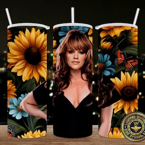 Jenni Rivera tumbler, Latin singer, seamless Template, Sublimation Designs, Download | Skinny Tumbler 20oz Design | Straight Only