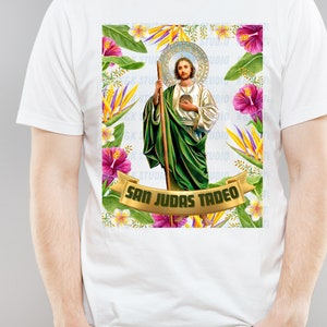 San Judas Tadeo template Sublimation Design Downloads Tumblers T Shirt ...