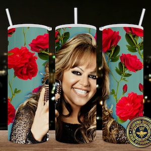 Jenni Rivera tumbler, Latin singer, tumbler Template, Sublimation Designs, seamless, Skinny Tumbler, 20oz Design, Straight Only, PNG