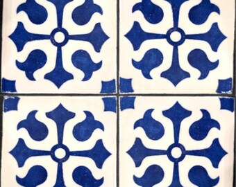 Luzia Ceramic tile _ Color: White Background (decor tile)
