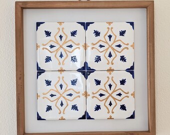 Framed Tile Art - Saraiva Series