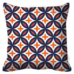 Outdoor Pillow - Folha Oliveira Laranja