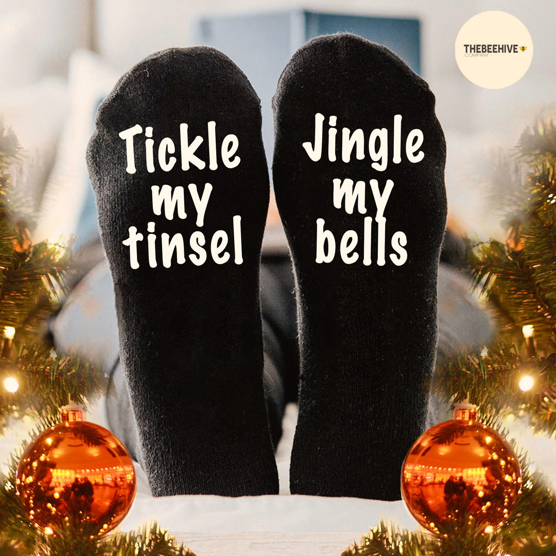 Christmas Socks, Jingle My Bells, Secret Santa Gift, Naughty Christmas
