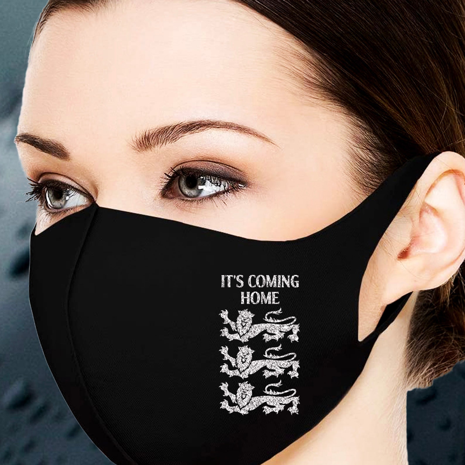 England Mask England Football Mask Euros Football England Etsy