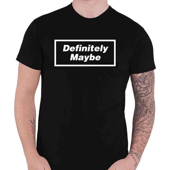 Oasis definitely maybe t shirt shop
