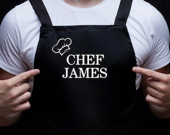 Personalised Chef Apron | Personalised BBQ Apron | Kitchen Apron | Gift For Her/Him | Chef Apron | Baking Gift | Printed Apron