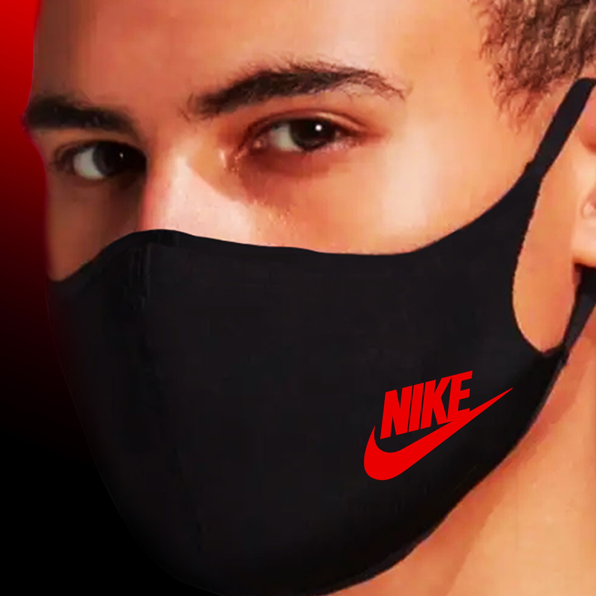 Nike Mask NikeFace Mask Face Cover Stretchable Washable | Etsy