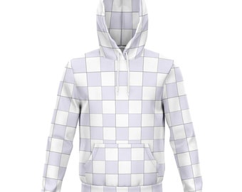 Womens Cropped Hoodie,Shabby Fashion Abstract Squares Vintage Pattern Checkered Striped Crosswise,S-XL 