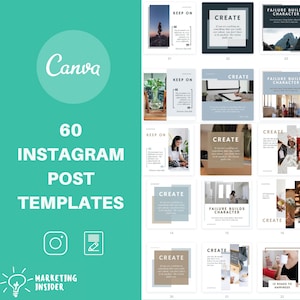 Canva Instagram Templates For Life Coach  And Coaches To Tell Your Story And Quote - Social Media Pinterest Blog