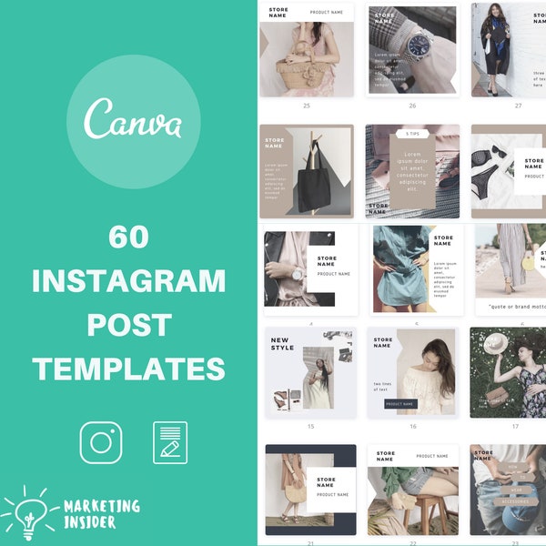 Canva Social Media Templates For Fashion Design, Personal Beauty To Tell Your Story And Quote -  Social Media Blog