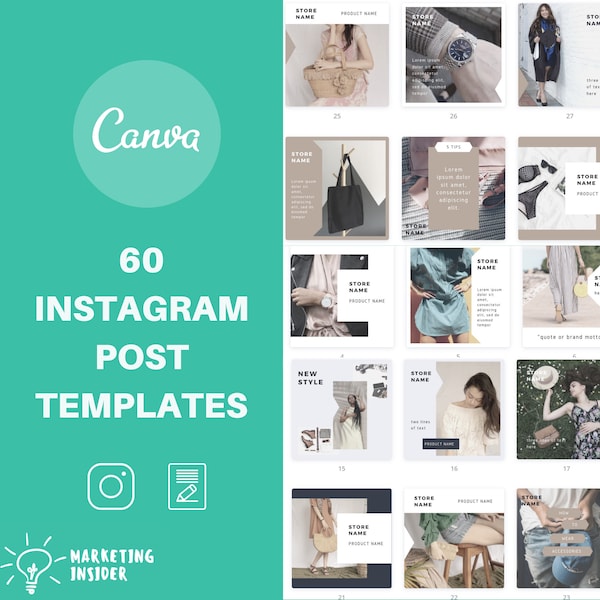 Canva Social Media Templates For Beauty, Fashion Trends, To Tell Your Story And Quote - Social Media Blog for Beauty