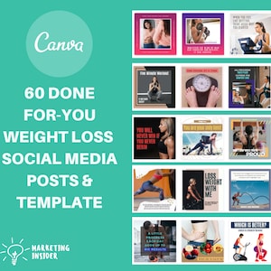 Canva Social Media Templates For Weight Loss, Fitness To Tell Your Story And Quote - Black - Social Media Blog