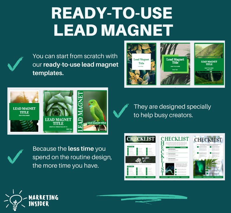 Lead Magnet Canva Template Bundle for Coach & Mindset Coaches - Email ...