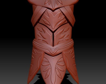 Vax&#39;ildan Vox Machina Cosplay Vestige Armour 3D printing model